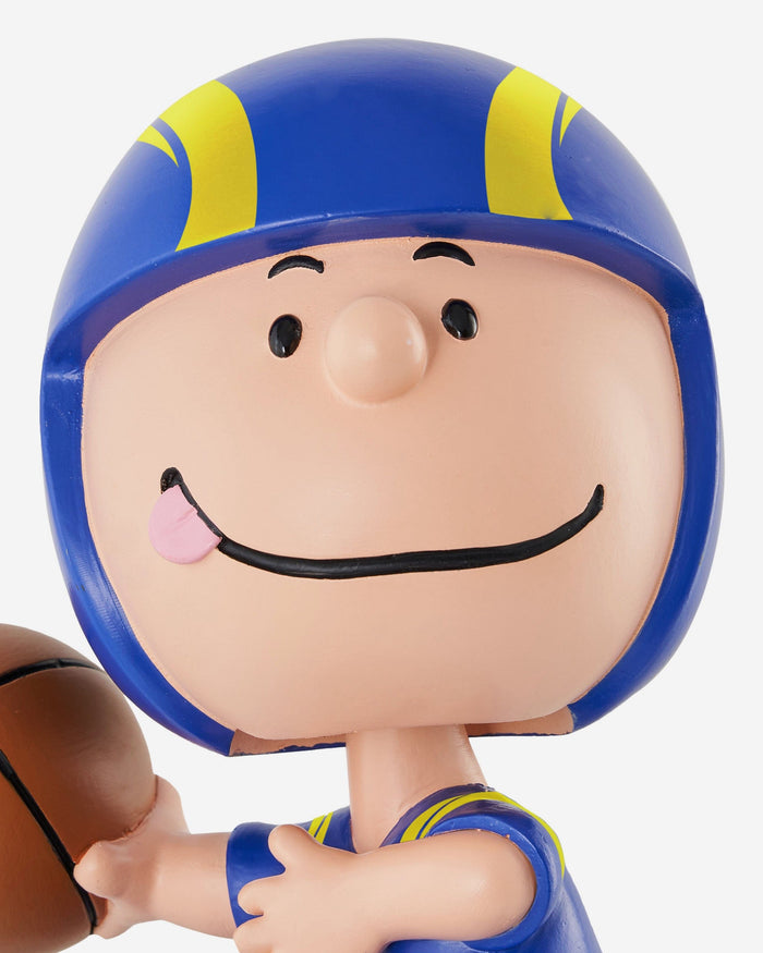 Los Angeles Rams Charlie Brown Peanuts Bighead Bobblehead FOCO - FOCO.com