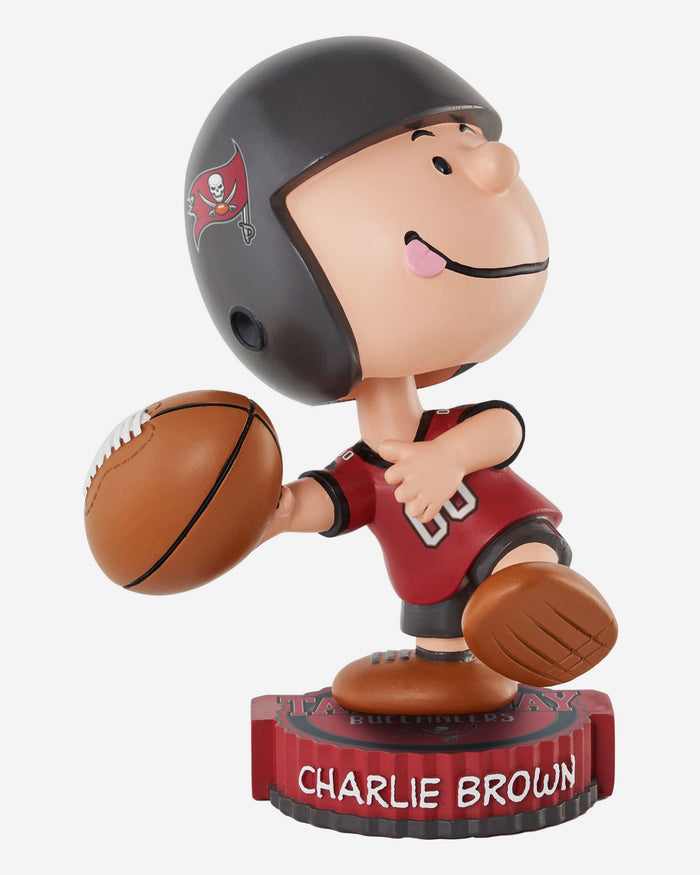 Tampa Bay Buccaneers Charlie Brown Peanuts Bighead Bobblehead FOCO - FOCO.com