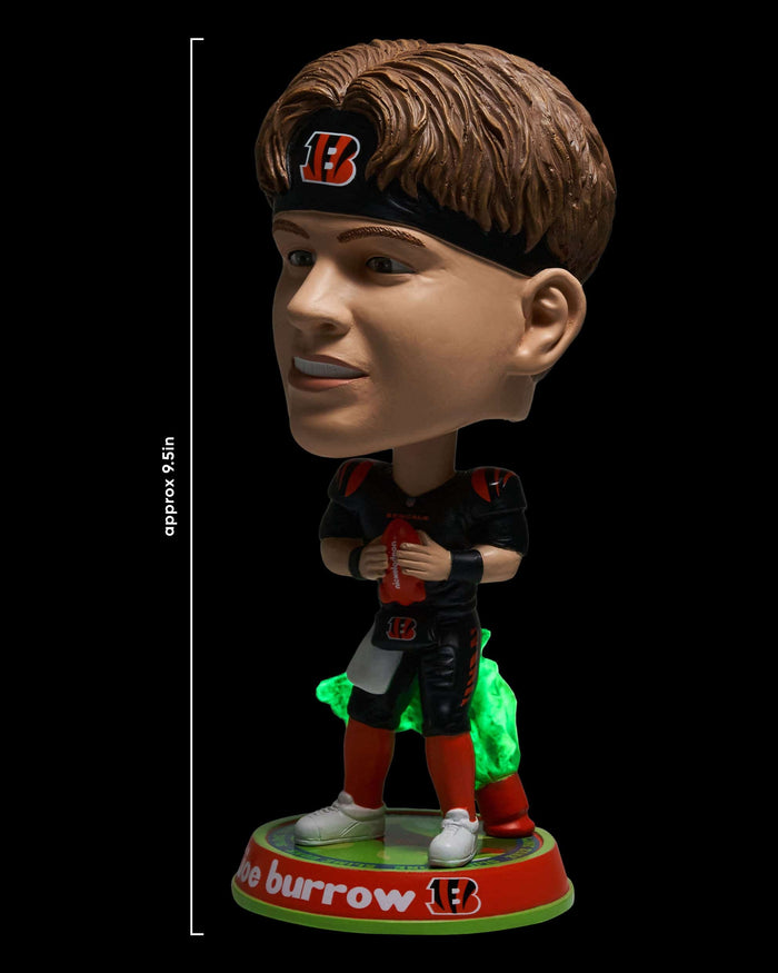 Joe Burrow Cincinnati Bengals Nickelodeon Glow in the Dark Bighead Bobblehead FOCO - FOCO.com