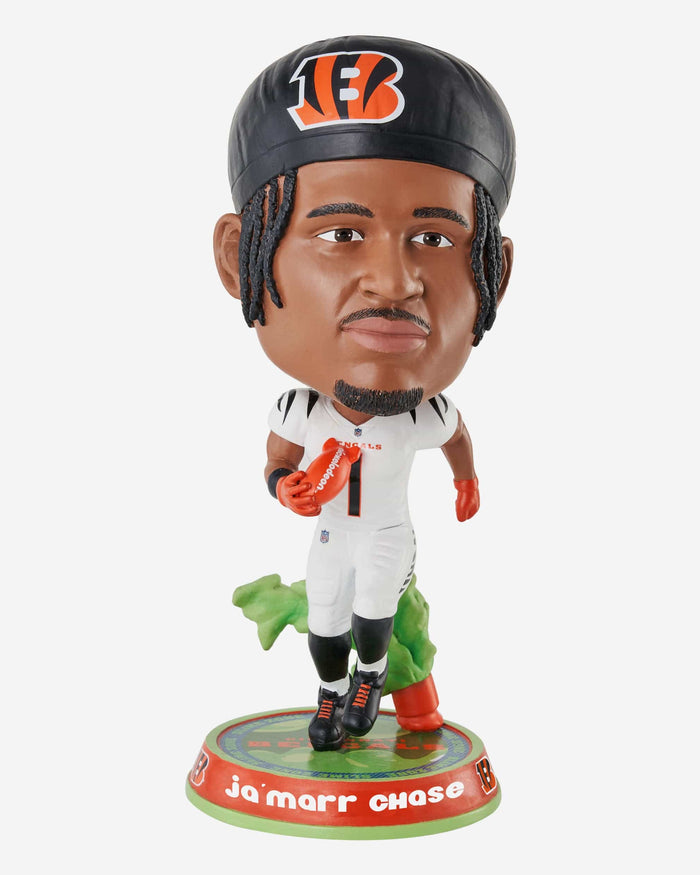 Ja'Marr Chase Cincinnati Bengals Nickelodeon Glow In The Dark Bighead Bobblehead FOCO - FOCO.com