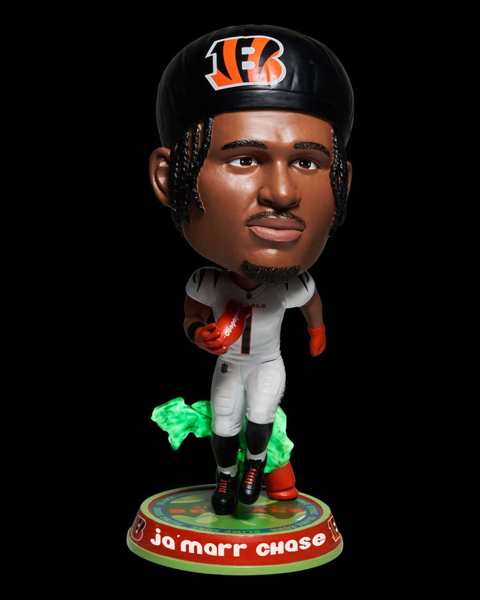 Ja'Marr Chase Cincinnati Bengals Nickelodeon Glow In The Dark Bighead Bobblehead FOCO - FOCO.com