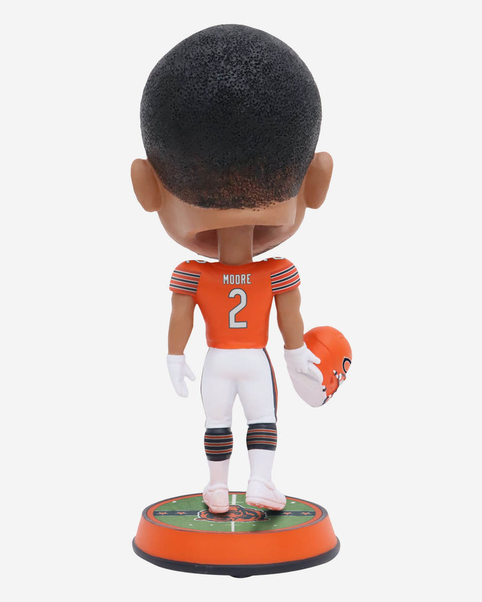 DJ Moore Chicago Bears Alternate Uniform Field Stripe Bighead Bobblehead FOCO - FOCO.com