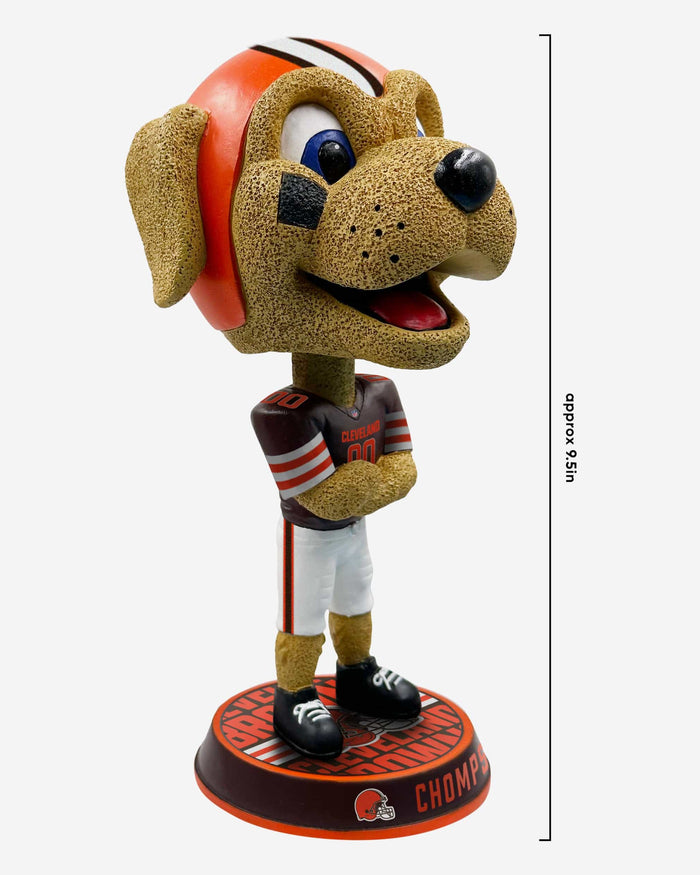 Chomps Cleveland Browns Field Stripe Mascot Bighead Bobblehead FOCO - FOCO.com