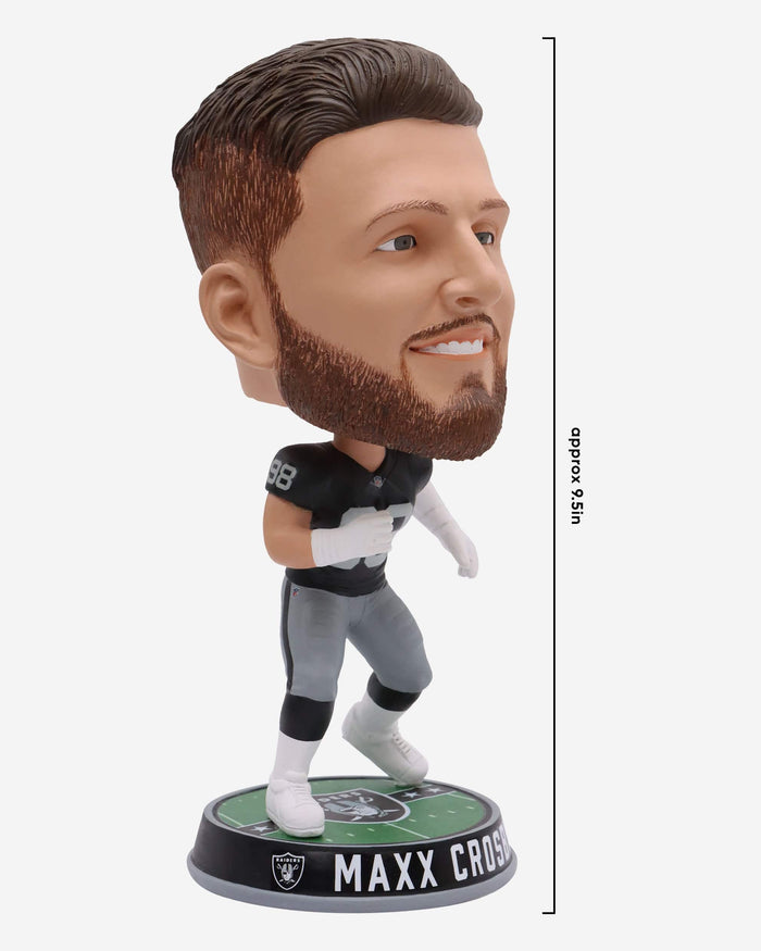 Maxx Crosby Las Vegas Raiders Field Stripe Bighead Bobblehead FOCO - FOCO.com
