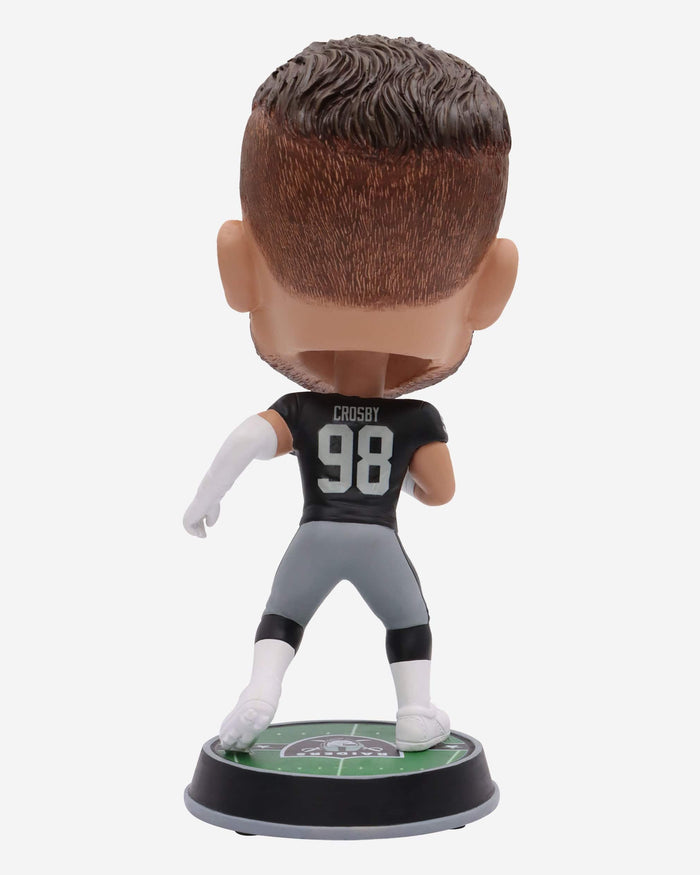 Maxx Crosby Las Vegas Raiders Field Stripe Bighead Bobblehead FOCO - FOCO.com