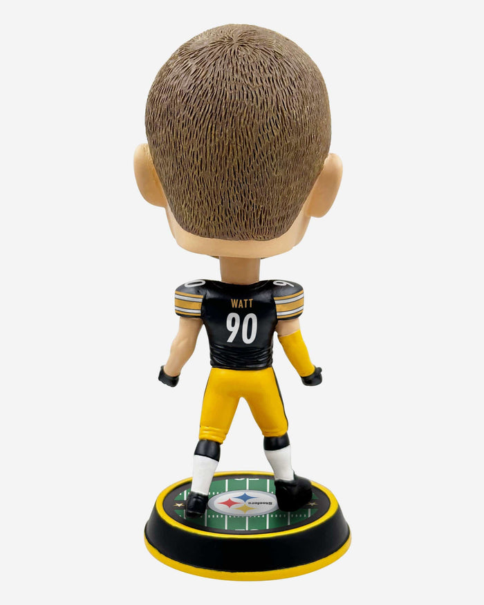 TJ Watt Pittsburgh Steelers Field Stripe Bighead Bobblehead FOCO - FOCO.com