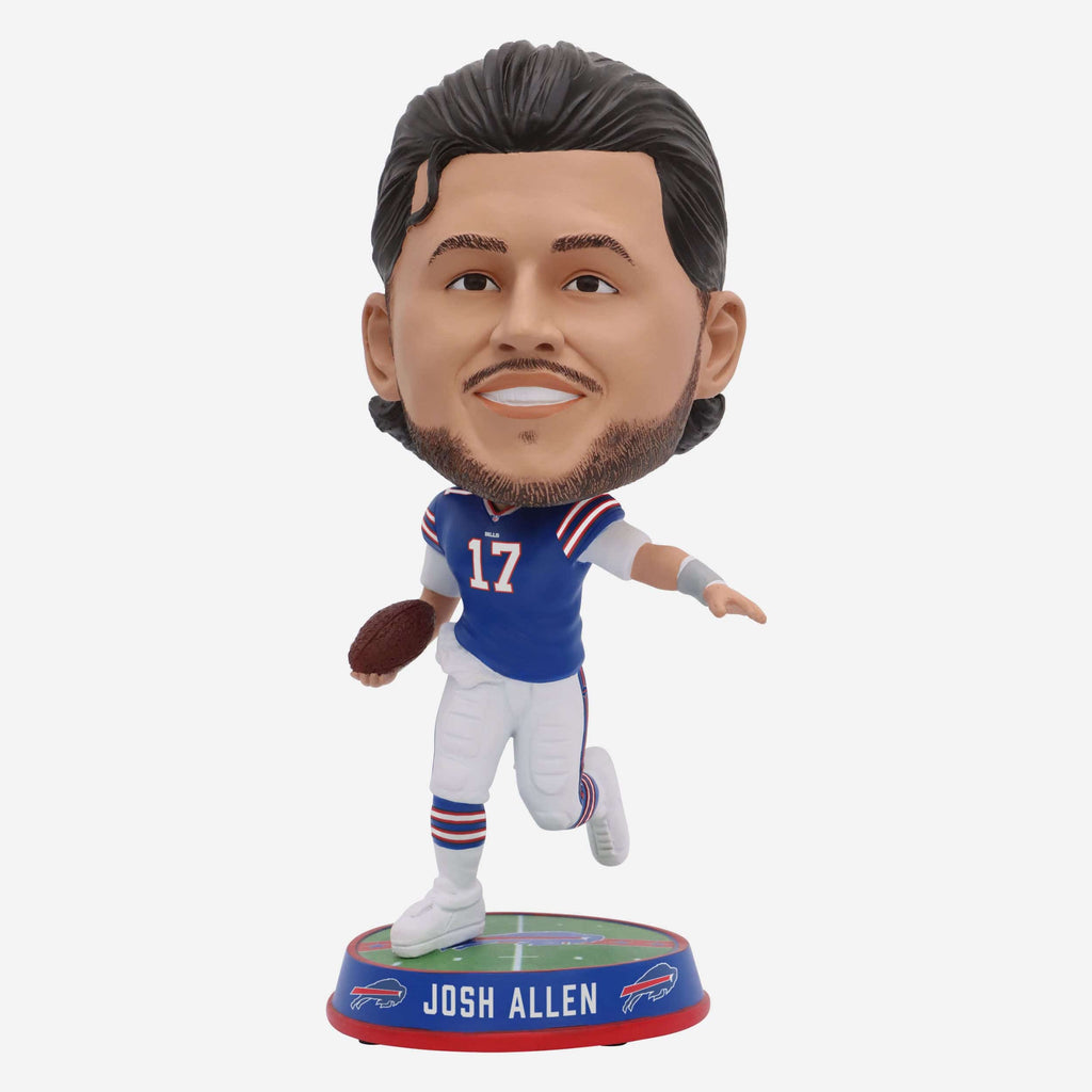 Josh Allen Buffalo Bills Field Stripe Bighead Bobblehead FOCO - FOCO.com