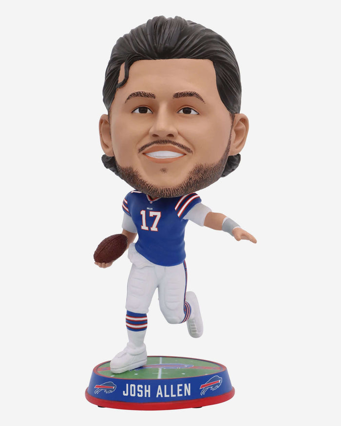 Josh Allen Buffalo Bills Field Stripe Bighead Bobblehead FOCO - FOCO.com