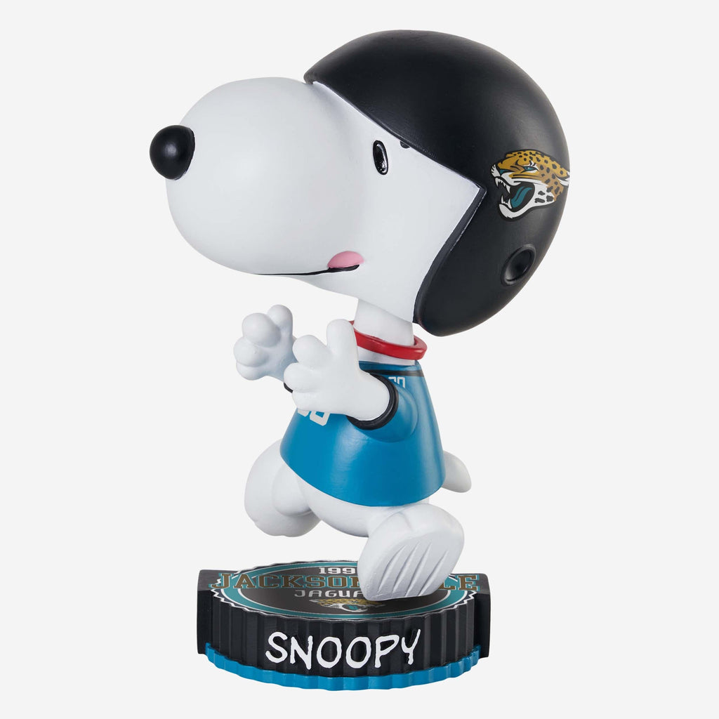 Jacksonville Jaguars Snoopy Peanuts Bighead Bobblehead FOCO - FOCO.com