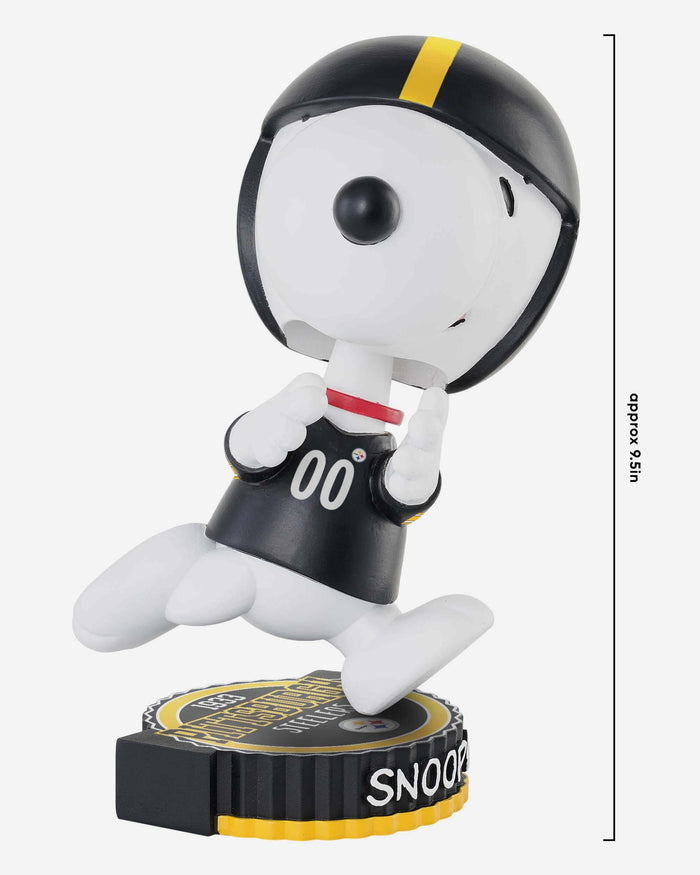 Pittsburgh Steelers Snoopy Peanuts Bighead Bobblehead FOCO - FOCO.com