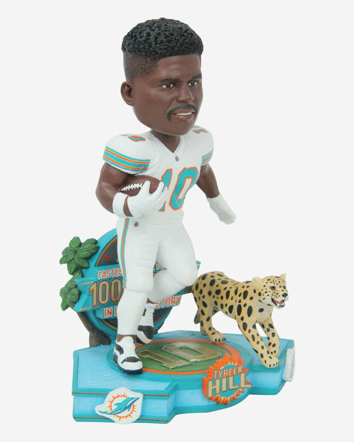 Tyreek Hill Miami Dolphins Fastest to 1000 Receiving Yards Bobblehead FOCO - FOCO.com