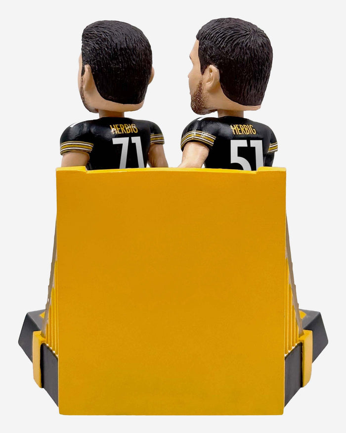 Nate Herbig & Nick Herbig Pittsburgh Steelers Family Connections Dual Bobblehead FOCO - FOCO.com