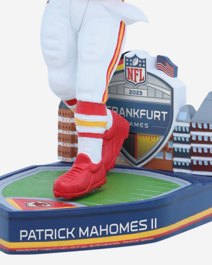 Patrick Mahomes Kansas City Chiefs 2023 International Game Bobblehead FOCO - FOCO.com