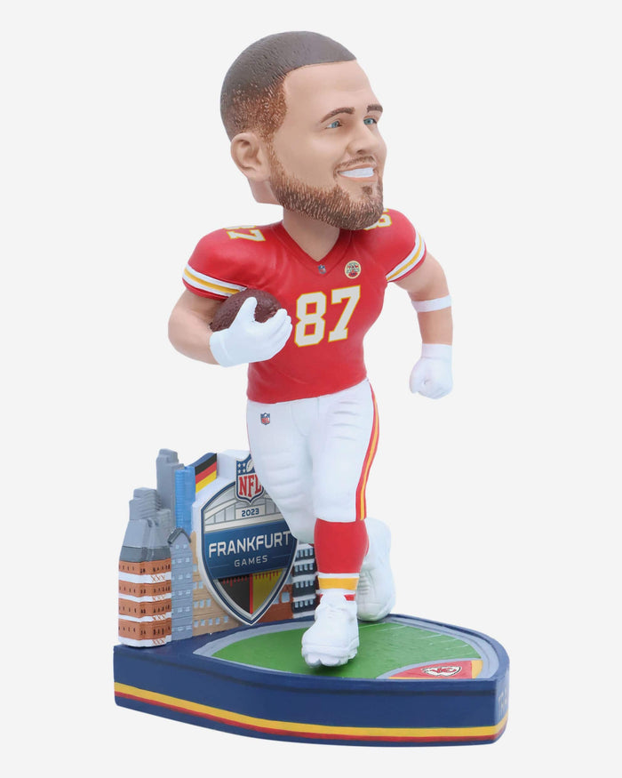 Travis Kelce Kansas City Chiefs 2023 International Game Bobblehead FOCO - FOCO.com
