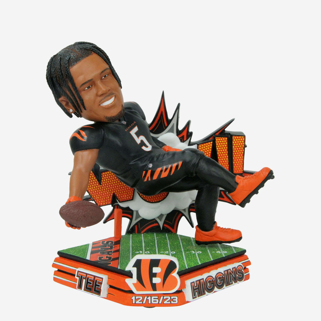 Tee Higgins Cincinnati Bengals Touchdown Gamebreaker Bobblehead FOCO - FOCO.com