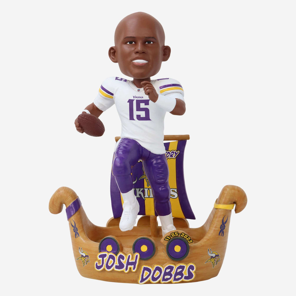 Joshua Dobbs Minnesota Vikings Gamebreaker Bobblehead FOCO - FOCO.com