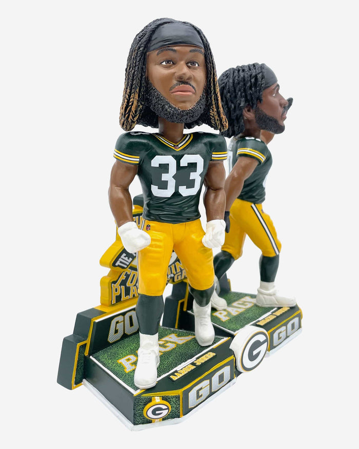 Aaron Jones & Romeo Doubs Green Bay Packers Gamebreaker Dual Bobblehead FOCO - FOCO.com