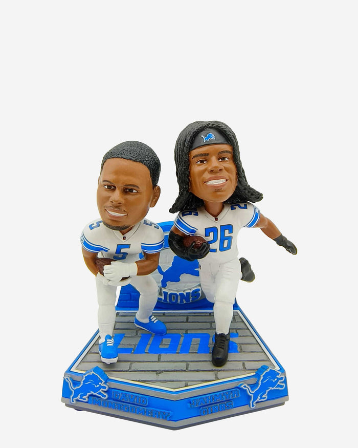 Jahmyr Gibbs & David Montgomery Detroit Lions Dual Gamebreaker Bobblehead FOCO - FOCO.com