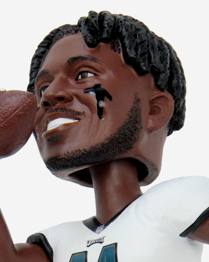 AJ Brown Philadelphia Eagles Consecutive 125-Yard Receiving Games Record Bobblehead FOCO - FOCO.com