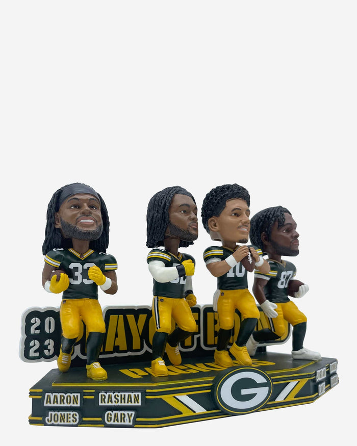 Green Bay Packers 2023 Playoff-Bound Mini Bobblehead Scene FOCO - FOCO.com