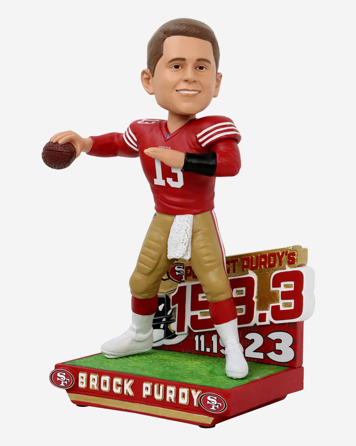 Brock Purdy San Francisco 49ers Perfect Day Bobblehead FOCO - FOCO.com