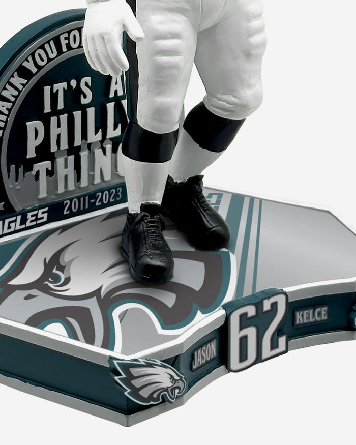 Jason Kelce Philadelphia Eagles Retirement Bobblehead FOCO - FOCO.com