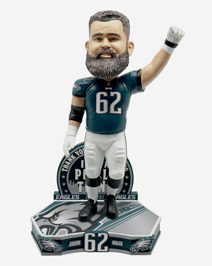 Jason Kelce Philadelphia Eagles Retirement Bobblehead FOCO - FOCO.com