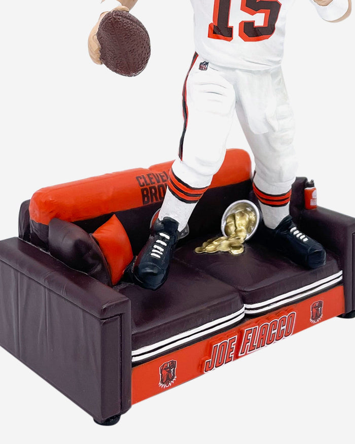 Joe Flacco Cleveland Browns from the Couch to the Field Bobblehead FOCO - FOCO.com