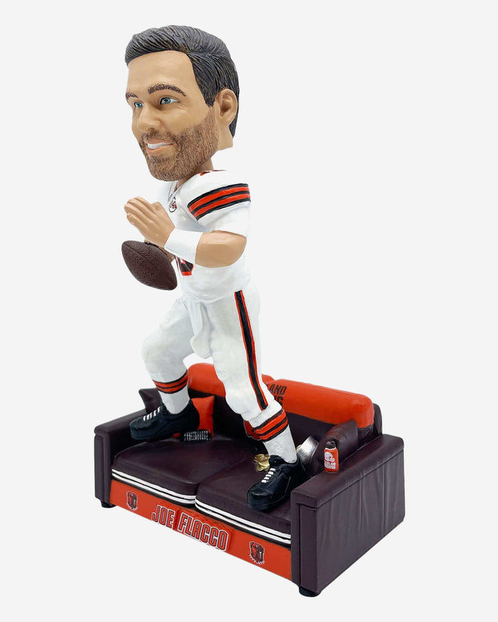 Joe Flacco Cleveland Browns from the Couch to the Field Bobblehead FOCO - FOCO.com