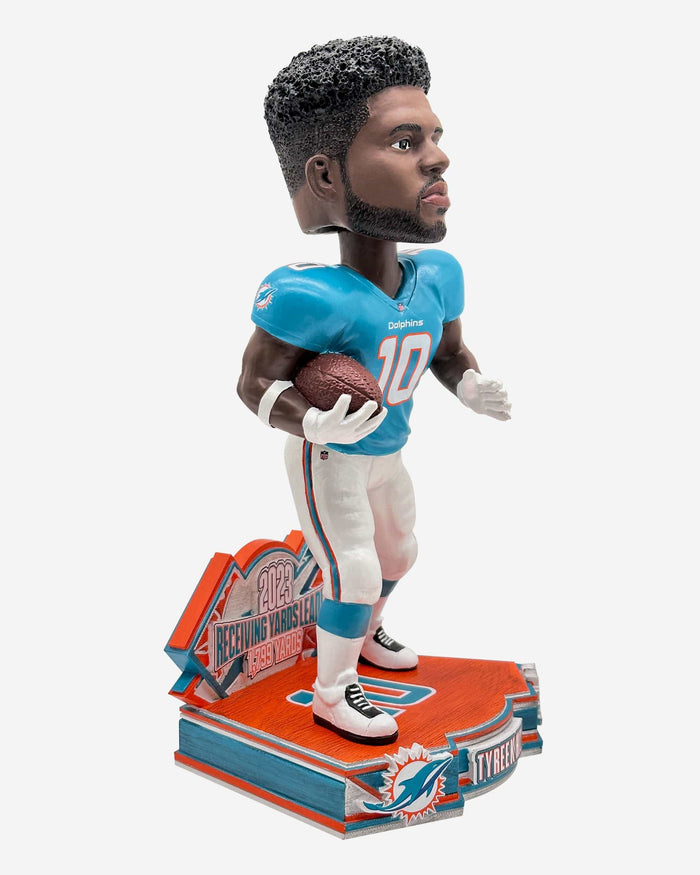 Tyreek Hill Miami Dolphins 2023 Receiving Yards Leader Bobblehead FOCO - FOCO.com