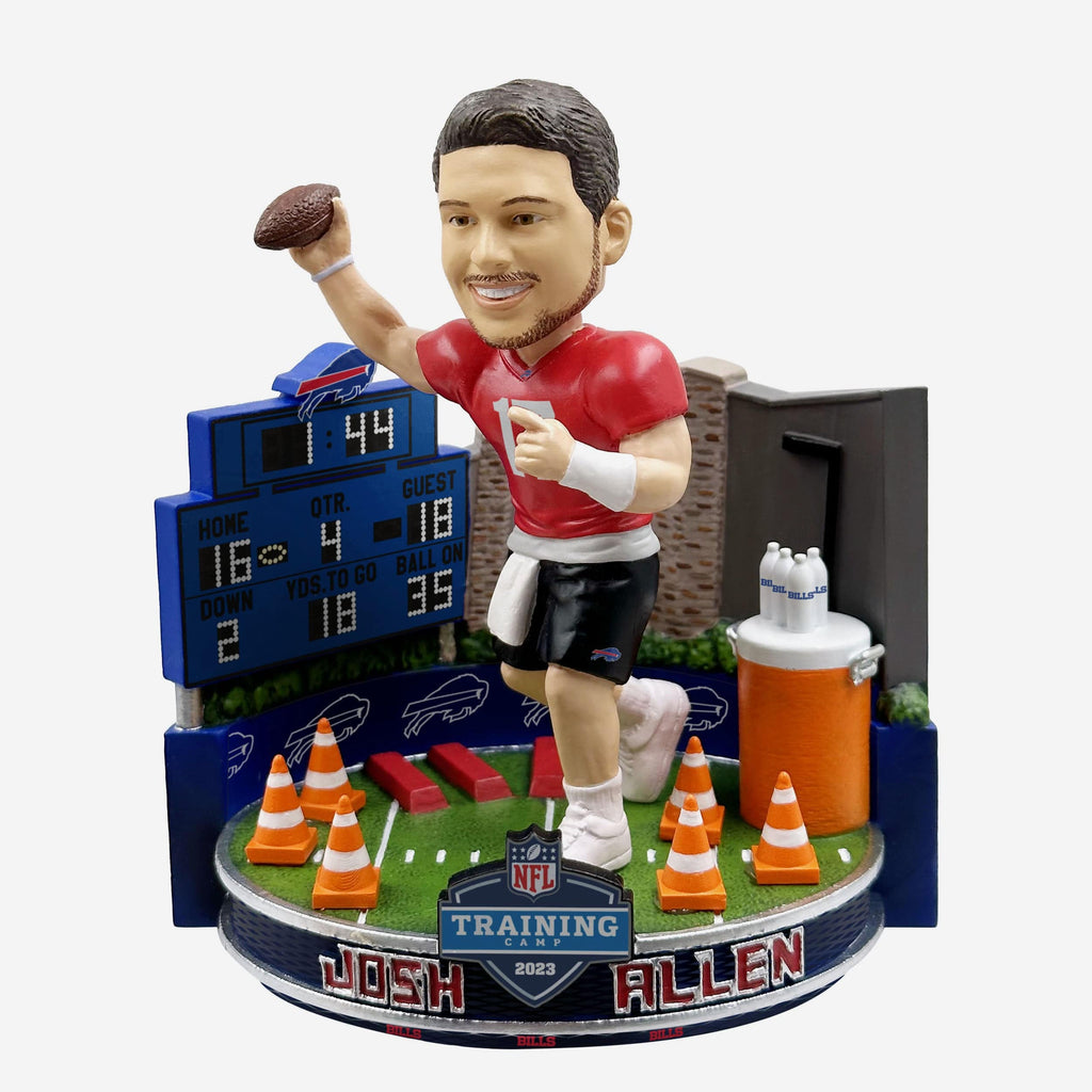 Josh Allen Buffalo Bills 2023 Training Camp Mini Bobblehead Scene FOCO - FOCO.com