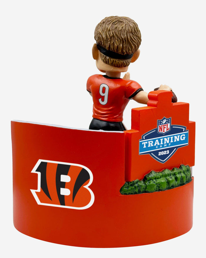 Joe Burrow Cincinnati Bengals 2023 Training Camp Mini Bobblehead Scene FOCO - FOCO.com