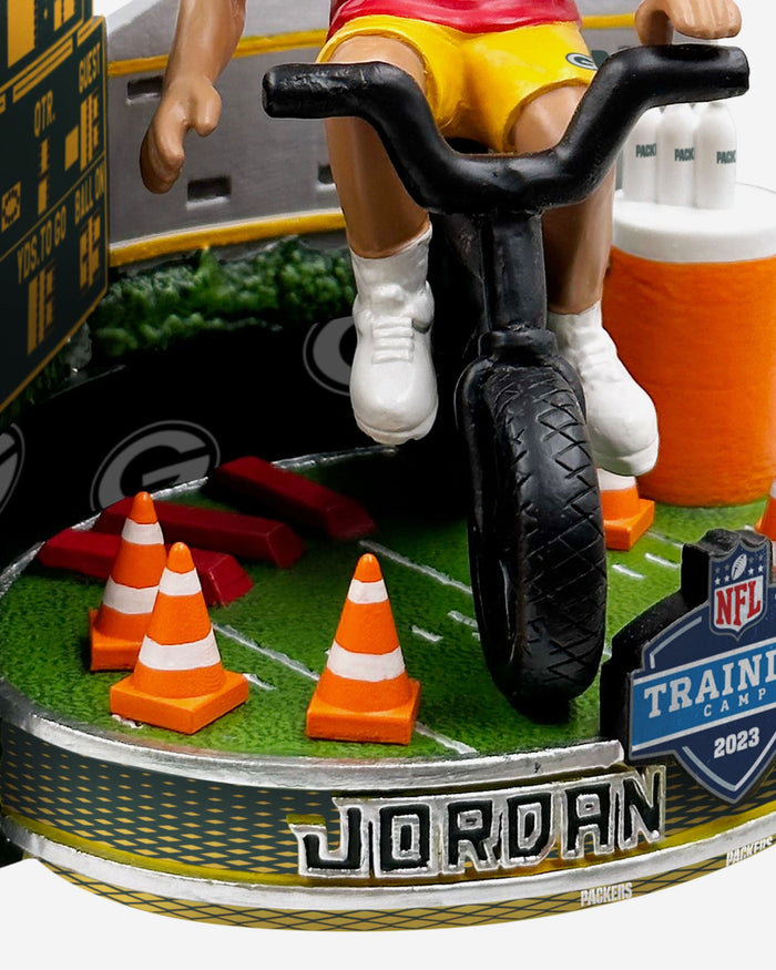 Jordan Love Green Bay Packers 2023 Training Camp Mini Bobblehead Scene FOCO - FOCO.com