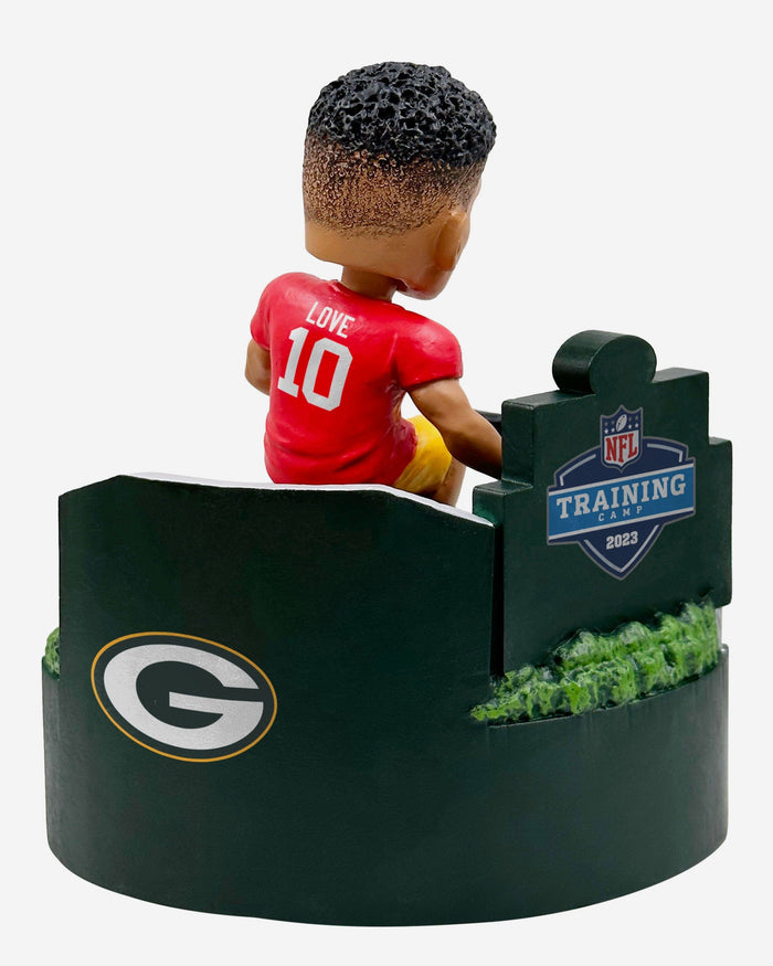 Jordan Love Green Bay Packers 2023 Training Camp Mini Bobblehead Scene FOCO - FOCO.com