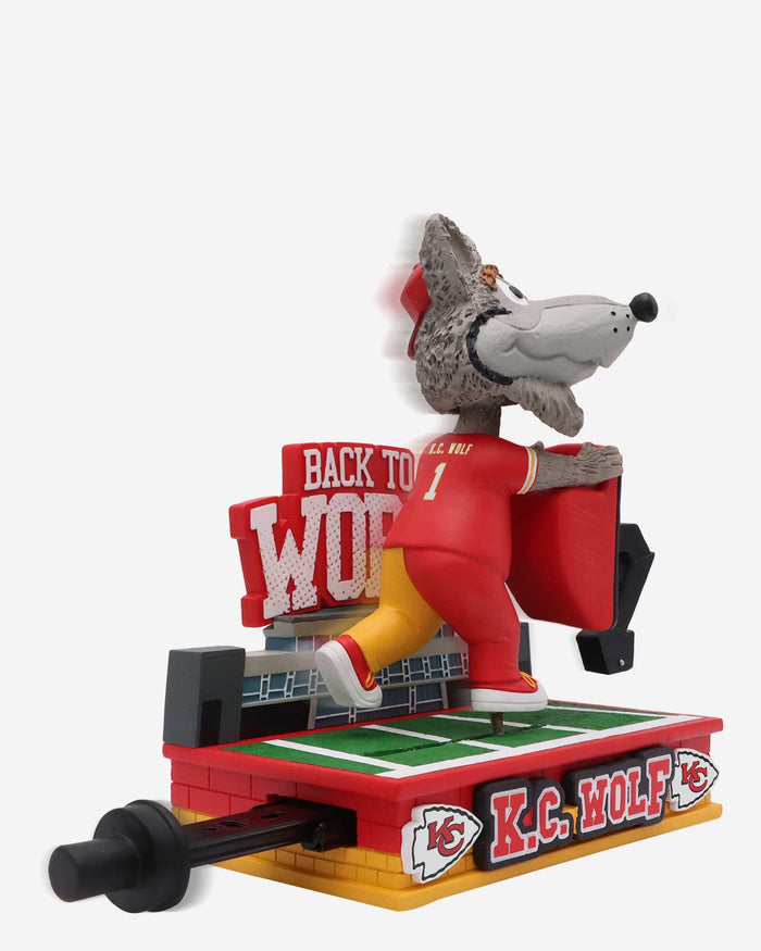 KC Wolf Kansas City Chiefs 2023 Training Camp Mascot Bobblehead FOCO - FOCO.com