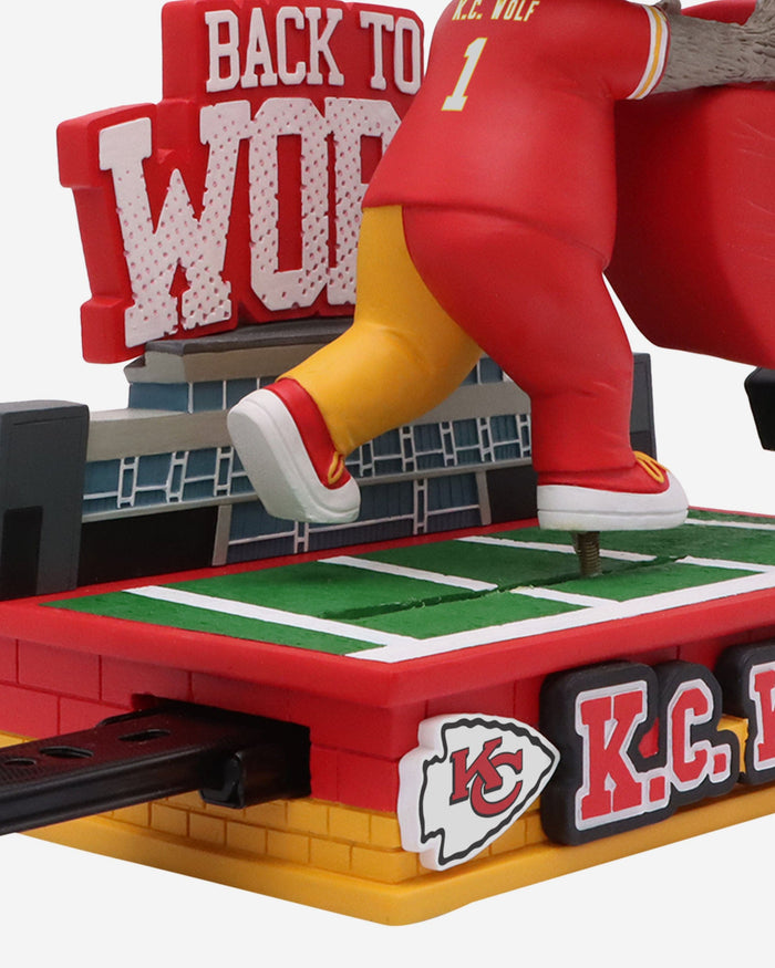 KC Wolf Kansas City Chiefs 2023 Training Camp Mascot Bobblehead FOCO - FOCO.com