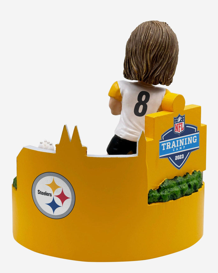 Kenny Pickett Pittsburgh Steelers 2023 Training Camp Mini Bobblehead Scene FOCO - FOCO.com