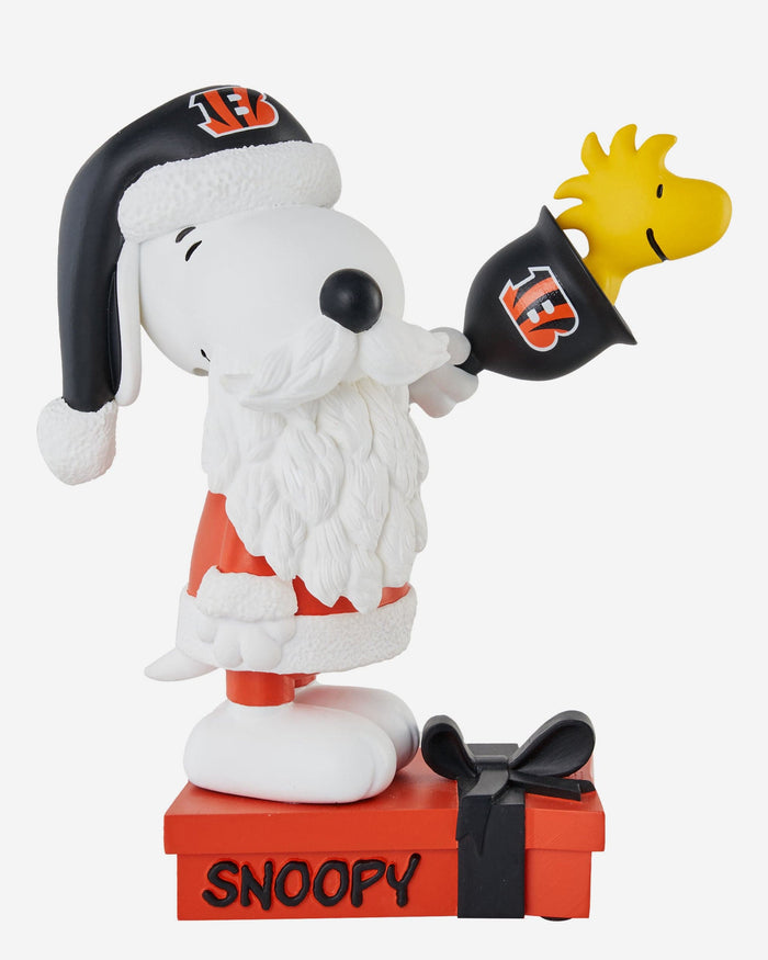 Cincinnati Bengals Snoopy & Woodstock Peanuts Christmas Special Bobblehead FOCO - FOCO.com