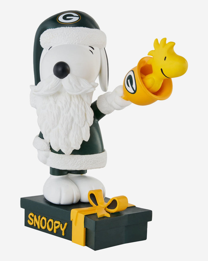 Green Bay Packers Snoopy & Woodstock Peanuts Christmas Special Bobblehead FOCO - FOCO.com