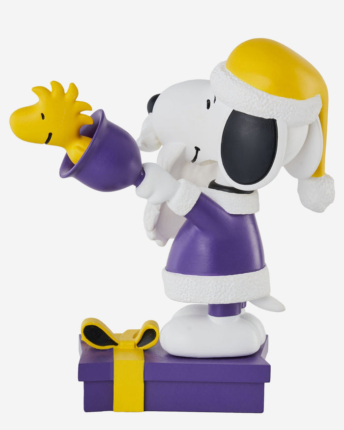 Minnesota Vikings Snoopy & Woodstock Peanuts Christmas Special Bobblehead FOCO - FOCO.com