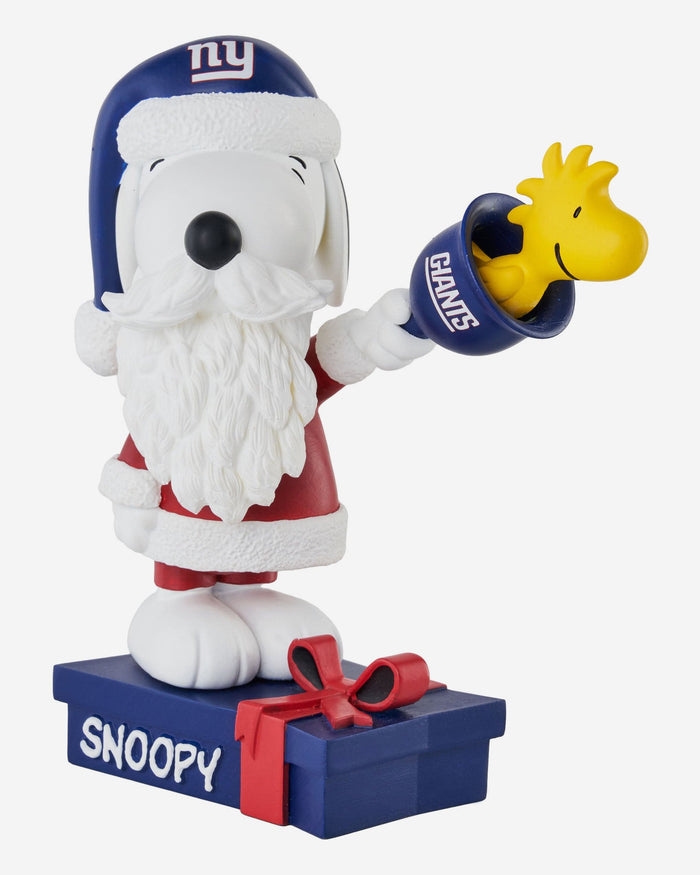 New York Giants Snoopy & Woodstock Peanuts Christmas Special Bobblehead FOCO - FOCO.com