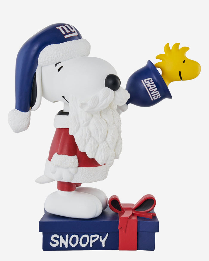 New York Giants Snoopy & Woodstock Peanuts Christmas Special Bobblehead FOCO - FOCO.com