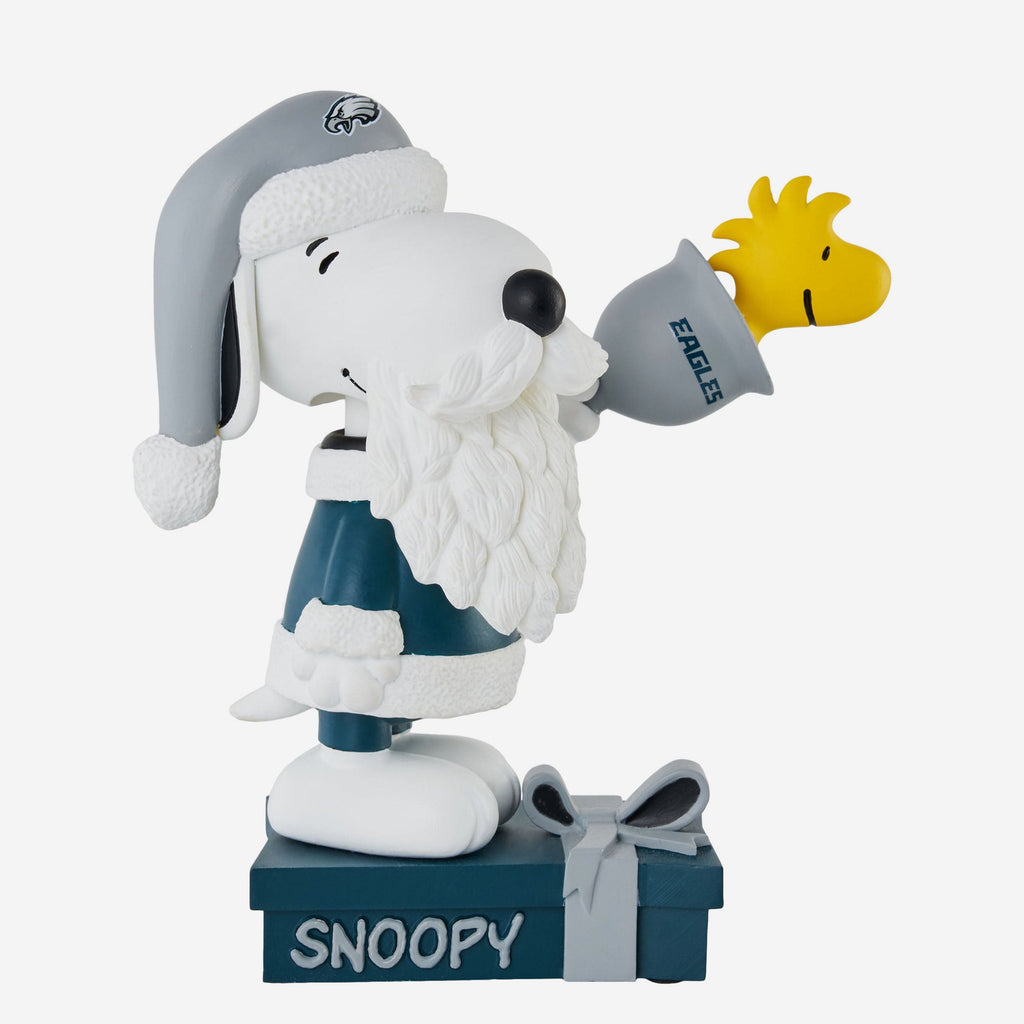 Philadelphia Eagles Snoopy & Woodstock Peanuts Christmas Special Bobblehead FOCO - FOCO.com