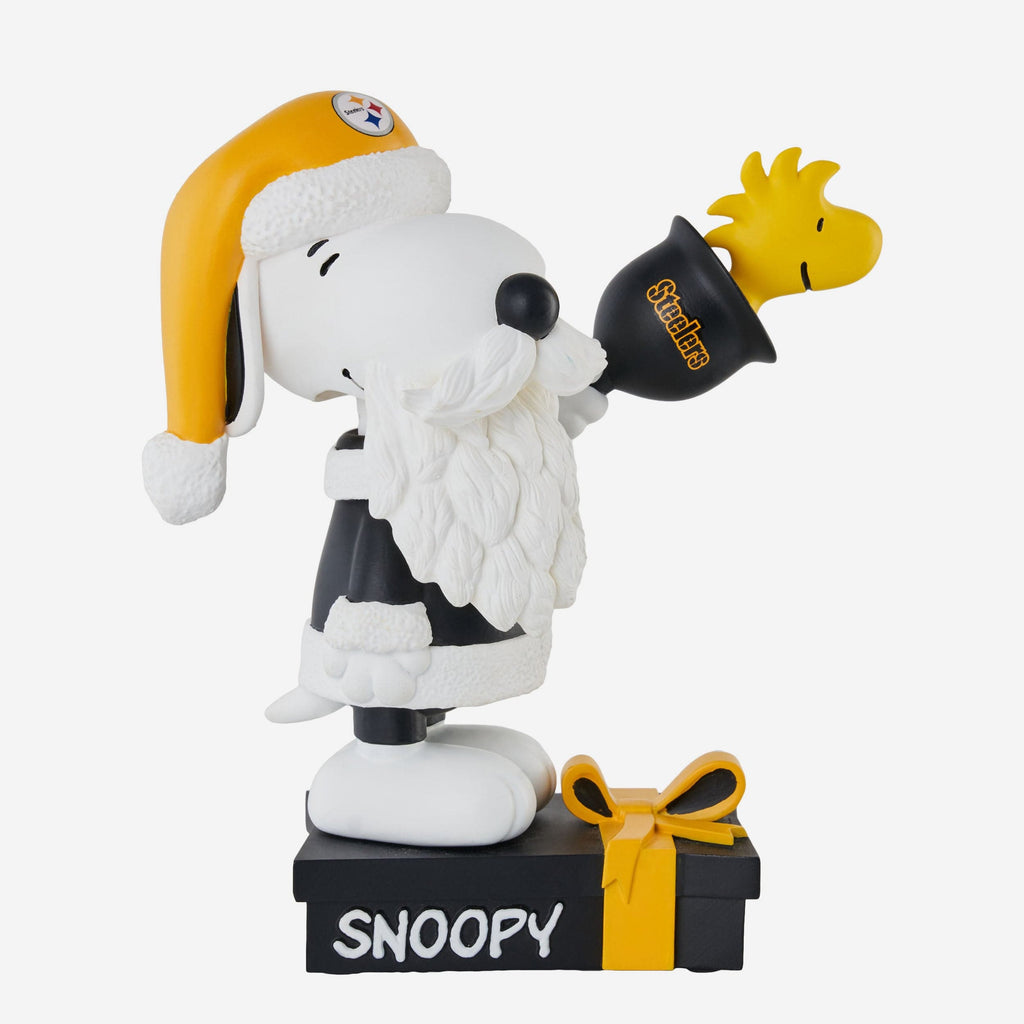 Pittsburgh Steelers Snoopy & Woodstock Peanuts Christmas Special Bobblehead FOCO - FOCO.com