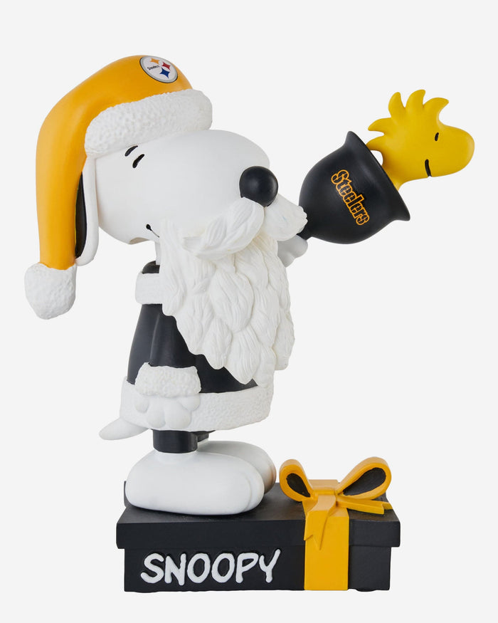 Pittsburgh Steelers Snoopy & Woodstock Peanuts Christmas Special Bobblehead FOCO - FOCO.com