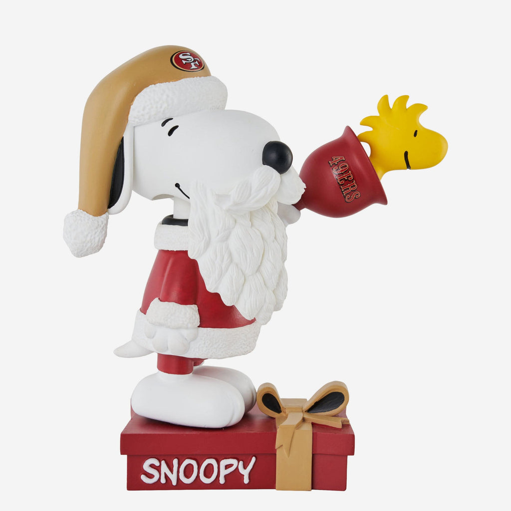 San Francisco 49ers Snoopy & Woodstock Peanuts Christmas Special Bobblehead FOCO - FOCO.com