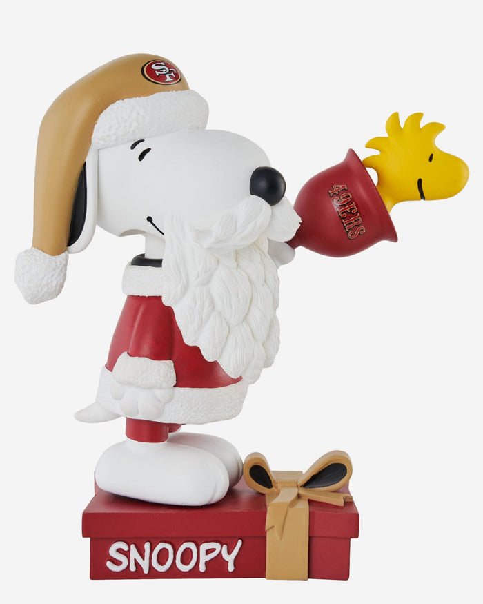 San Francisco 49ers Snoopy & Woodstock Peanuts Christmas Special Bobblehead FOCO - FOCO.com