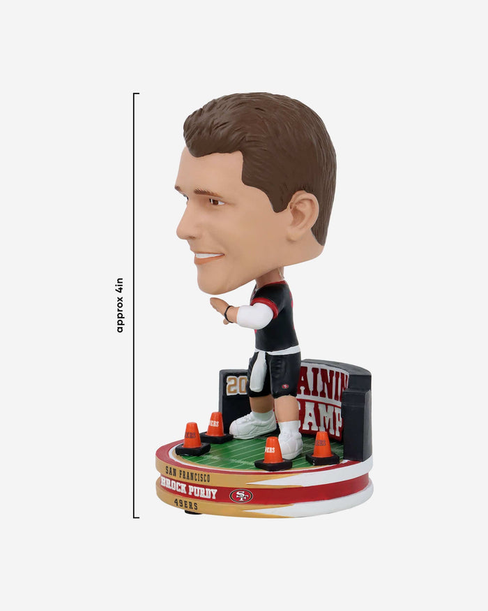 Brock Purdy San Francisco 49ers 2024 Training Camp Mini Bighead Bobblehead FOCO - FOCO.com