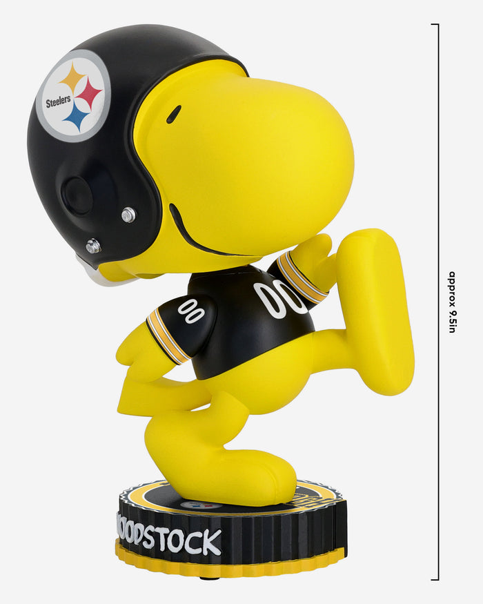 Pittsburgh Steelers Woodstock Peanuts Bighead Bobblehead FOCO - FOCO.com