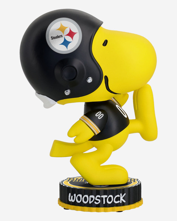 Pittsburgh Steelers Woodstock Peanuts Bighead Bobblehead FOCO - FOCO.com